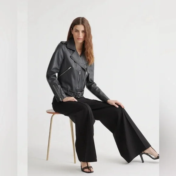 Ultra-Stretch Ponte Super Wide Leg Pants - Picture 14 of 15